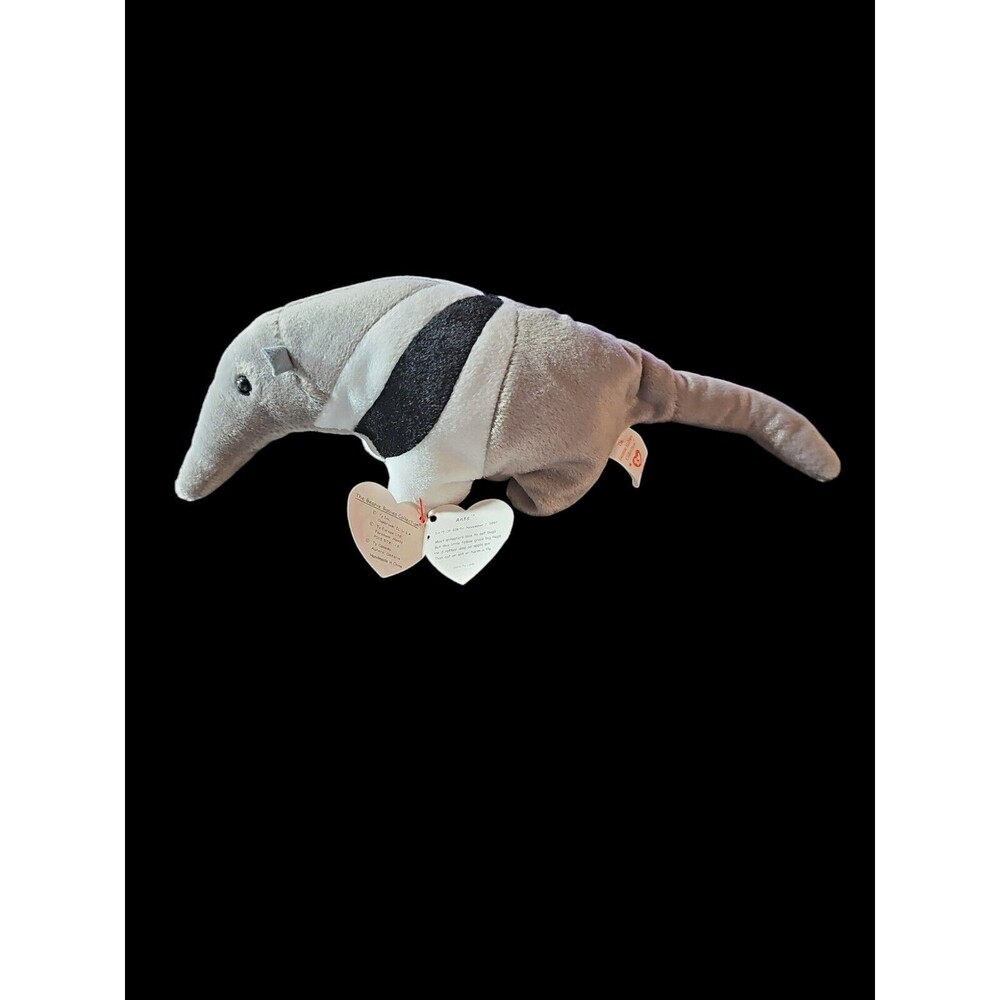 ANTS THE ANTEATER - VINTAGE TY BEANIE BABY - NEVER USED!